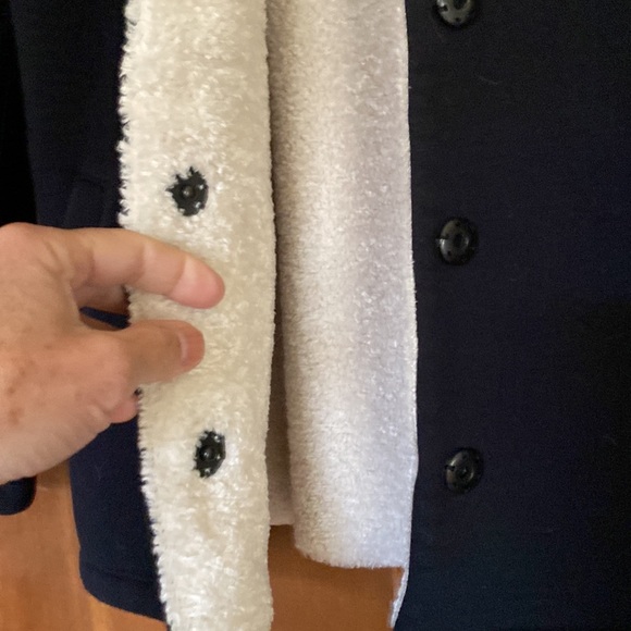 Velvet Black jacket with Sherpa lining - Picture 3 of 7